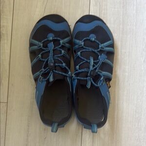 Teva Blue and Black Sandals